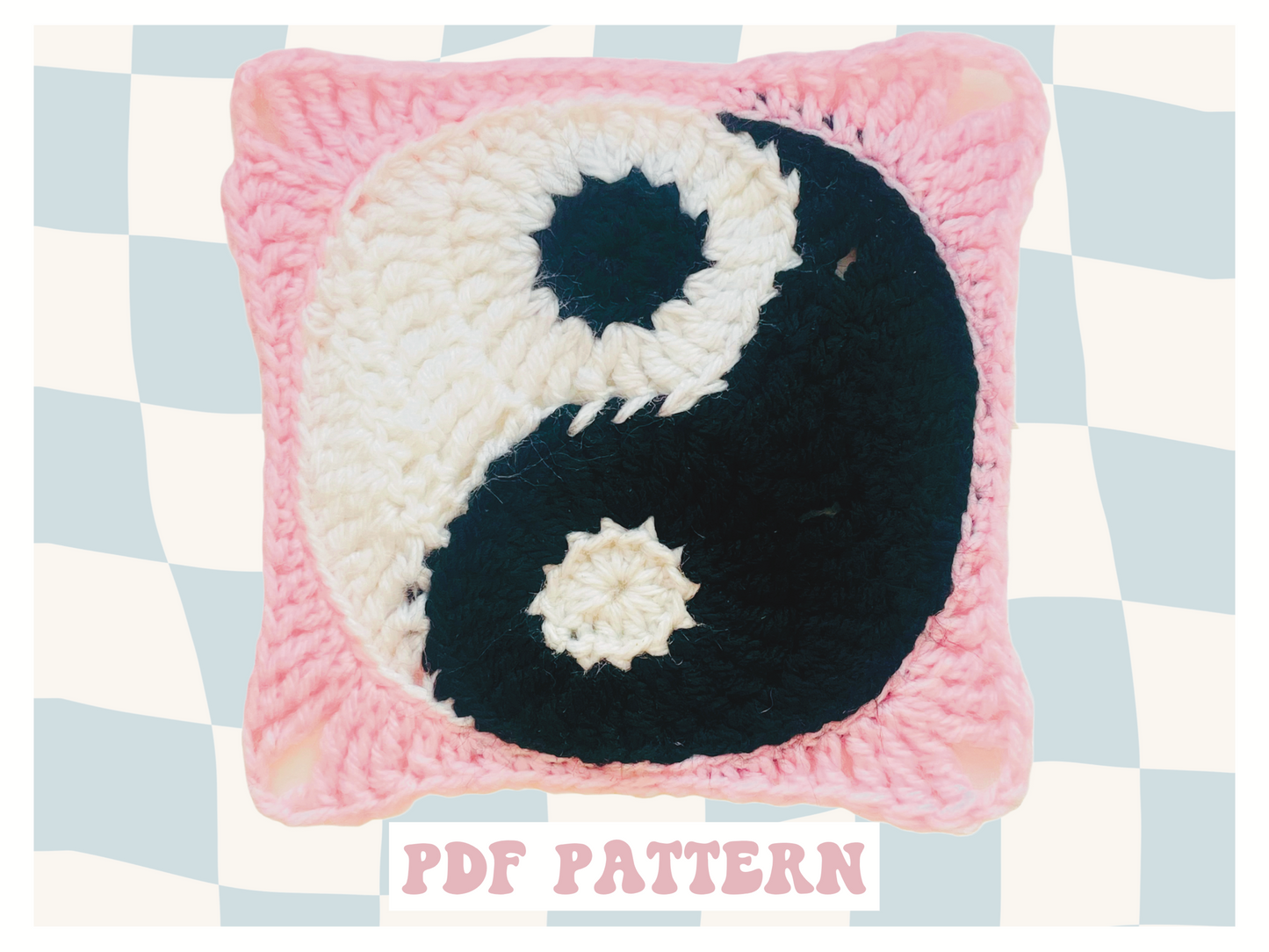 YIN & YANG GRANNY SQUARE PATTERN (PDF ONLY)