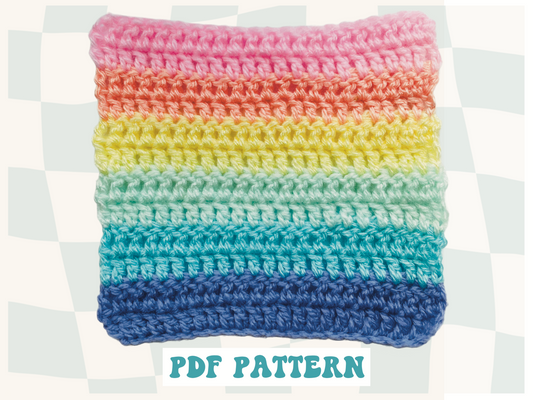 STRIPEY GRANNY SQUARE PATTERN (PDF ONLY)