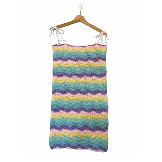 WAVY RAINBOW DRESS (M/L)