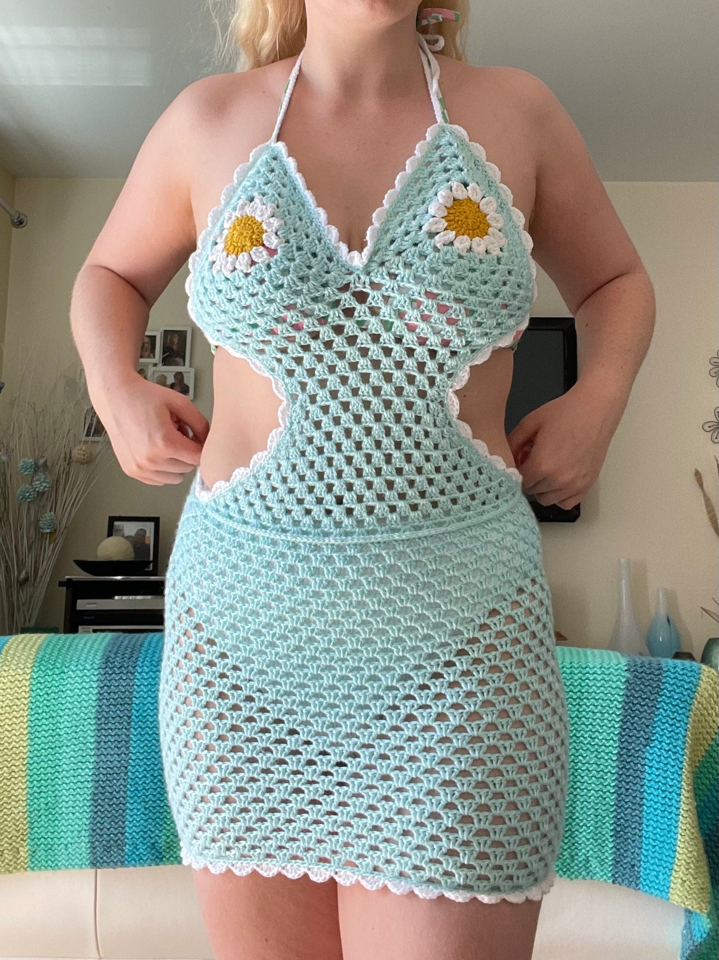 GLITTERY BEACH DRESS (custom)